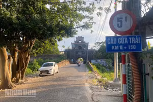  Cửa Trài được lưu thông hai chiều, giới hạn tải trọng 5 tấn