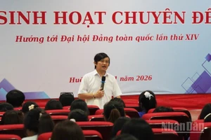 Đồng chí Nguyễn Hoài Anh, Bí thư Chi bộ Khoa Giáo dục Tiểu học, khẳng định việc tổ chức sinh hoạt chuyên đề hướng tới Đại hội XIV nhằm tạo sự thống nhất về nhận thức, củng cố niềm tin, đồng thời nâng cao tinh thần trách nhiệm của mỗi đảng viên.