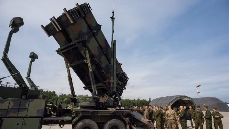 Hệ thống tên lửa phòng không Patriot của Hoa Kỳ tại một sự kiện tổ chức tại Siauliai, Litva, ngày 11/7/2017. (Ảnh minh họa: THX)