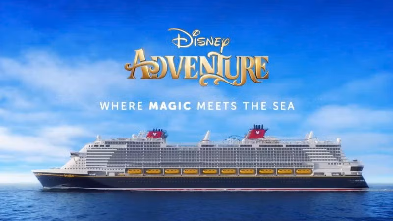 Du khách Việt sẽ có cơ hội trải nghiệm du thuyền Disney Adventure, tái hiện “thế giới Disney” ngay trên không gian biển. (Ảnh: BTC)