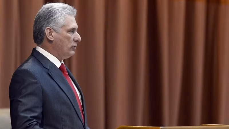 Chủ tịch Cuba Miguel Díaz-Canel. (Ảnh: Xinhua)