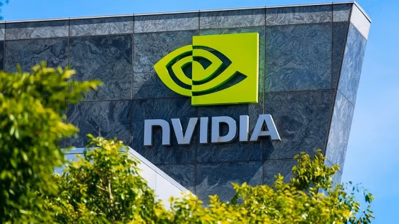 Biểu tượng của Tập đoàn Nvidia. (Ảnh: Nvidia)
