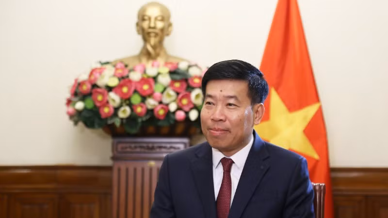 Thứ trưởng Ngoại giao Nguyễn Mạnh Cường. (Ảnh: Báo Thế giới và Việt Nam)
