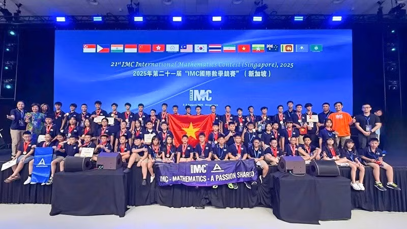 Đoàn Việt Nam tham dự IMC 2025. (Ảnh: Ban tổ chức IMC Việt Nam)
