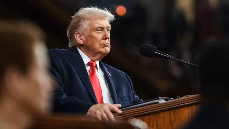 Tổng thống Mỹ Donald Trump trình bày Thông điệp liên bang tại Tòa nhà Quốc hội ở Washington DC., ngày 24/2/2026. (Ảnh: whitehouse.gov)