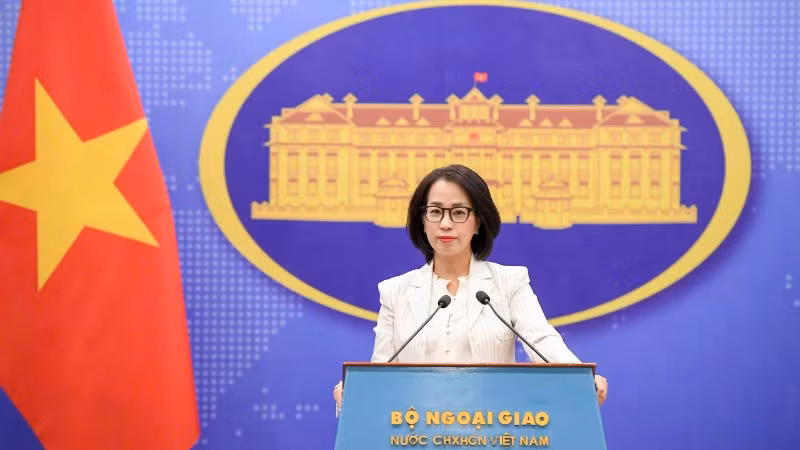 Người phát ngôn Bộ Ngoại giao Việt Nam, bà Phạm Thu Hằng. (Ảnh: Bộ Ngoại giao)
