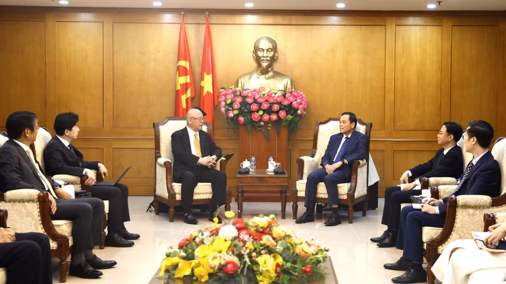Quang cảnh buổi tiếp. (Ảnh: Bộ Ngoại giao)