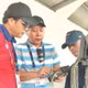 Phóng viên VTV tác nghiệp tại Sea Games 31. Ảnh: Hoài Thu
