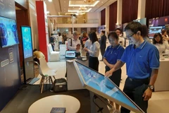 Trưng bày các giải pháp chuyển đổi số nhân Ngày Chuyển đổi số Quốc gia được tổ chức tại Thành phố Hồ Chí Minh.