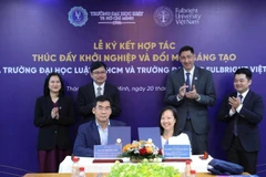 Trường đại học Fulbright Việt Nam và Trường đại học Luật Thành phố Hồ Chí Minh ký kết biên bản ghi nhớ hợp tác.