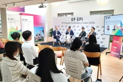 Quang cảnh buổi công bố Bảng xếp hạng Chỉ số thông thạo Anh ngữ EF (EF EPI) 2025.