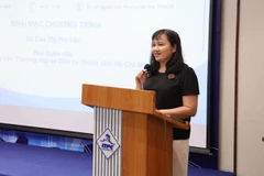 Bà Cao Thị Phi Vân, Phó Giám đốc ITPC phát biểu tại hội thảo.
