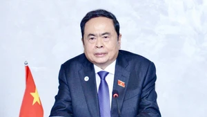 Chủ tịch Quốc hội Trần Thanh Mẫn phát biểu tại cuộc gặp Chủ tịch Thượng viện Đức Anke Rehlinger.