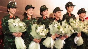 “Sao nhập ngũ Concert” tôn vinh truyền thống yêu nước, khơi dậy niềm tự hào dân tộc và khát vọng cống hiến của thế hệ trẻ. (Ảnh: Ban tổ chức cung cấp)
