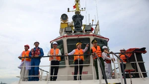 Lãnh đạo BSR và đại diện lãnh đạo các đơn vị liên quan trực tiếp giám sát cuộc diễn tập.