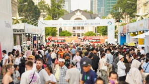 Ngày hội văn hóa hữu nghị Việt-Hàn 2024. (Ảnh: HỒNG OANH)