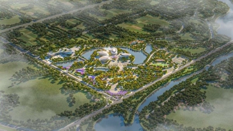 Mô hình Dự án Khu công viên-thể dục thể thao Mê Linh.