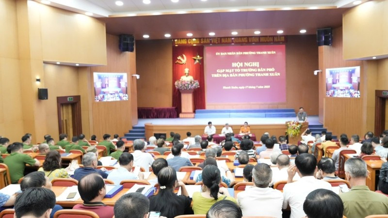 Phường Thanh Xuân hiện có 90 tổ dân phố với quy mô dân số trên 106.000 người.