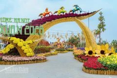 Đường hoa Home Hanoi Xuan 2026 mở ra một không gian văn hóa mùa xuân giàu bản sắc, nơi các giá trị truyền thống của Tết Việt.