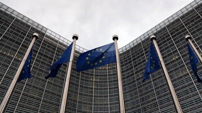 Trụ sở Ủy ban châu Âu tại Brussels, Bỉ. (Ảnh: THX/TTXVN)