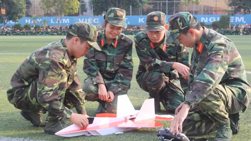 Học viên Học viện Kỹ thuật quân sự (Ảnh: MTA)