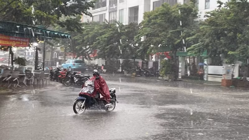 Dự báo khu vực Bắc Bộ có mưa rào và dông, cục bộ có nơi mưa rất to. (Ảnh minh họa: Đ.T)