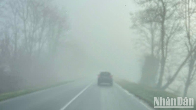 Dự báo phía đông Bắc Bộ sáng sớm có sương mù và sương mù nhẹ rải rác. (Ảnh minh họa: Đ.T)