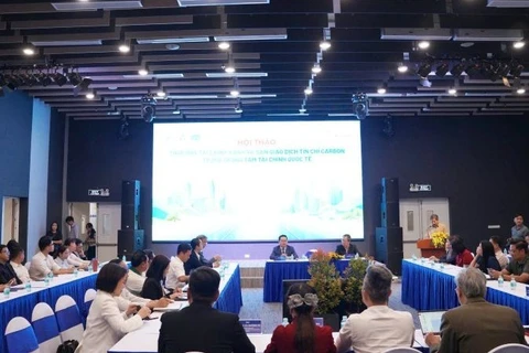 Hội thảo là diễn đàn quan trọng nhằm thúc đẩy dòng vốn xanh và phát triển thị trường carbon tại Việt Nam.