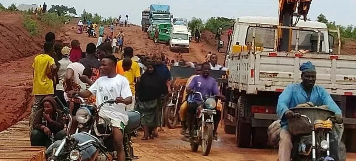 Trận lũ tàn khốc xảy ra ở Mokwa, miền Trung bang Niger, Nigeria. (Nguồn: UN)