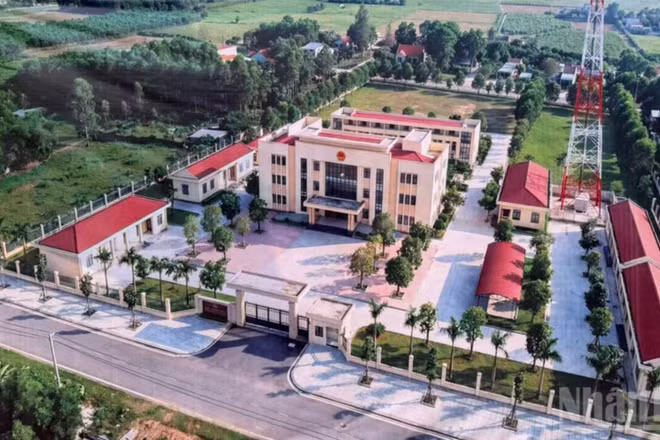 Phối cảnh dự án đầu tư xây dựng trụ sở Công an xã Lao Bảo.