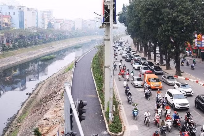 Đoạn giao Phố Giáp Nhất-Nguyễn Trãi lưu thông lại 2 chiều từ ngày 2/7.