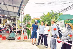 Xã Hà Nam tổ chức cưỡng chế tháo dỡ công trình xây dựng vi phạm trên đất nông nghiệp.