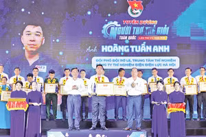 Kỹ sư Hoàng Tuấn Anh nhận danh hiệu “Người thợ trẻ giỏi” toàn quốc lần thứ XV năm 2025.