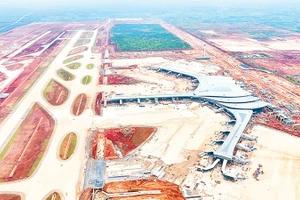 Toàn cảnh Dự án sân bay Long Thành đang tăng tốc về đích.