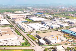 Khu công nghiệp Nhật Bản-Hải Phòng thu hút nhiều doanh nghiệp điện tử, cơ khí và công nghiệp phụ trợ (Ảnh ĐỨC NGHĨA)