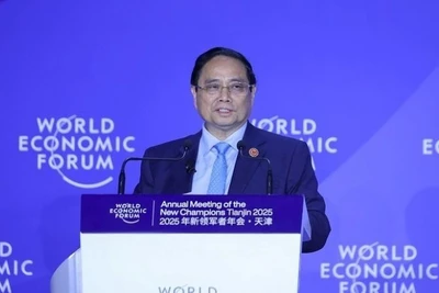 Thủ tướng Phạm Minh Chính nhận định, trong một thế giới phân cực về chính trị, phân tách về kinh tế, phân mảnh về thể chế, phân hóa về phát triển và khoảng cách giàu nghèo, khó khăn, thách thức đối với châu Á rất nhiều nhưng cơ hội, thuận lợi cũng ngày càng rộng mở. (Ảnh: VGP/Nhật Bắc)