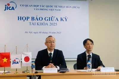 Cơ quan Hợp tác Quốc tế Nhật Bản (JICA) Việt Nam tổ chức buổi họp báo giữa kỳ năm tài khóa 2025 tại Hà Nội. 