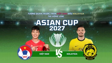 [Infographic] Tương quan trước trận Việt Nam-Malaysia tại vòng loại Asian Cup 2027