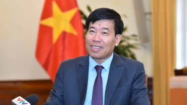 Ủy viên Trung ương Đảng, Phó Bí thư Thường trực Đảng ủy, Thứ trưởng Ngoại giao Nguyễn Mạnh Cường. (Ảnh: Bộ Ngoại giao)