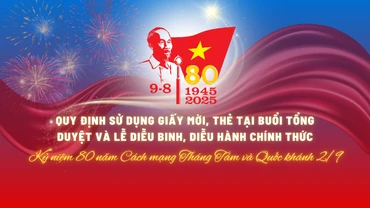 [Infographic] Quy định sử dụng Giấy mời, Thẻ tại buổi Tổng duyệt và Lễ diễu binh, diễu hành chính thức A80