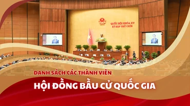 [Infographics] Danh sách 19 thành viên Hội đồng Bầu cử quốc gia