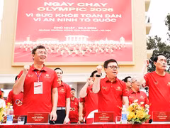 Cùng nhau quyết tâm rèn luyện sức khỏe.