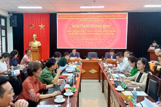 Hội thảo thu hút đông đảo các nhà nghiên cứu, nhà quản lý văn học nghệ thuật.