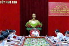 Tổ công tác số 1 của Ban Thường vụ Tỉnh ủy làm việc với đảng bộ các xã, phường về công tác chuẩn bị đại hội.