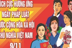Tích cực hưởng ứng Ngày Pháp luật Việt Nam 2025. (Ảnh: TL)
