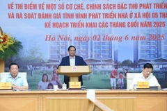 Thủ tướng Chính phủ Phạm Minh Chính chủ trì Hội nghị. (Ảnh: Trần Hải)