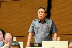 Đại biểu Hà Sỹ Đồng (Đoàn Quảng Trị). (Ảnh: DUY LINH)