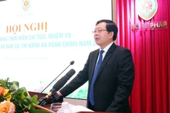 Phó Thủ tướng Chính phủ Hồ Quốc Dũng phát biểu chỉ đạo tại hội nghị. (Ảnh: TL)