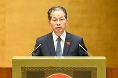 Chánh án Tòa án nhân dân tối cao Nguyễn Văn Quảng. (Ảnh: DUY LINH)