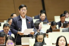 Đại biểu Nguyễn Hữu Thông (Đoàn Lâm Đồng). (Ảnh: DUY LINH)